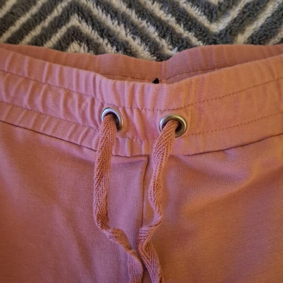 Banana Republic Coral Pink Viscose Blend Drawstring Sweatpants Sz XL - Picture 4 of 7